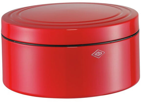 Wesco Classic Line Gebäckdose mit Deckel | 4 Liter | Metall - rot | Keksdose