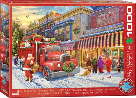 Eurographics – Mack B6 Santa's Truck (Mack B6 Santa's Truck) – Greg Giordano – 1000 Teile – 68 x 48 cm – Weihnachtspuzzle