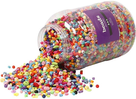 Kreativunternehmen https: www.cchobby.nl Bucket-with-plastic-beads-size-6-20-mm-hole-size-1-5-6-mm-ca-8100-piece-3000-gr-5700-ml-1-bucket