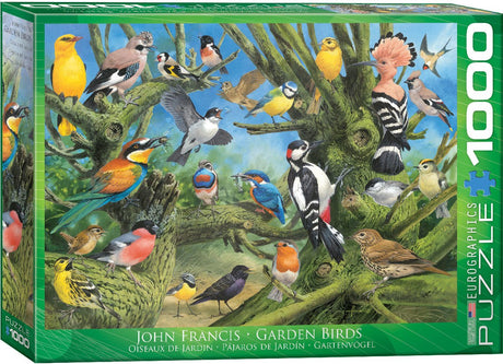 Eurographics – Gartenvögel [Gartenvögel] – John Fransis – 1000 Teile 68×48 cm (B×H) – Puzzle