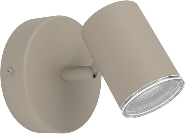 Eglo consuma 1 opbouwspot - badkamer - gu10 - 11 cm - zandkleur beige