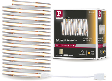 Paulmann maxled 500 LED-Streifen Basisset Cob 3m 2700k 19w 500lm m 2700k 36va