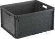 Sunware - square gesloten krat 52l antraciet - 50,6 x 40,6 x 26,1 cm