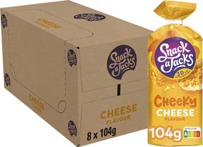 Snack a Jacks Reiswaffelkäse – Snack – 8 x 104 Gramm