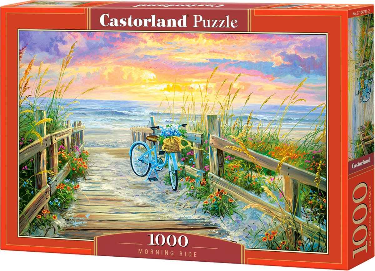 Castorland Morning Ride – Puzzle – 1.000 Teile – Satin-Finish – perfekte Passform – europäische Qualität