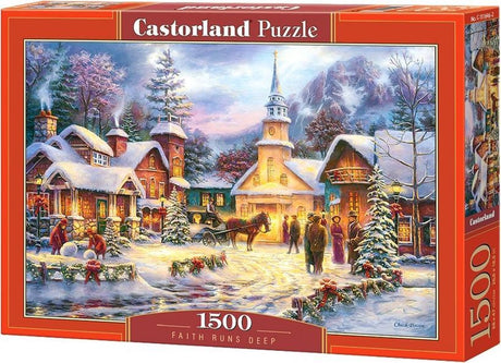 Selecta Castorland-Puzzle Der Glaube ist tief, 1500 Teile.