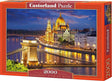 Castorland Budapest-Blick in der Abenddämmerung – Puzzle – 2.000 Teile – Satin-Finish – perfekte Passform – europäische Qualität