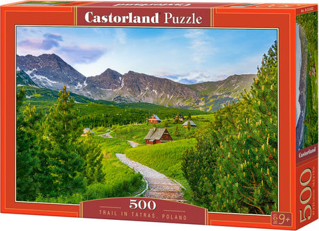 Castorland-Wanderweg in der Tatra, Polen – Puzzle – 500 Teile – Satin-Finish – perfekte Passform – europäische Qualität