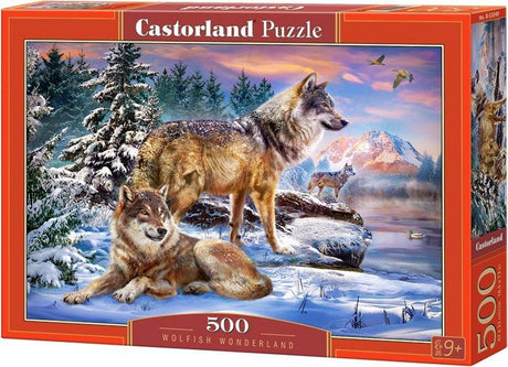 Selecta Castorland Puzzle Wolfswunderland, 500 Teile.
