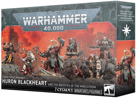 Games workshop warhammer 40.000 - chaos space marines: huron blackheart and the masters of the maelstrom (release 28 2)