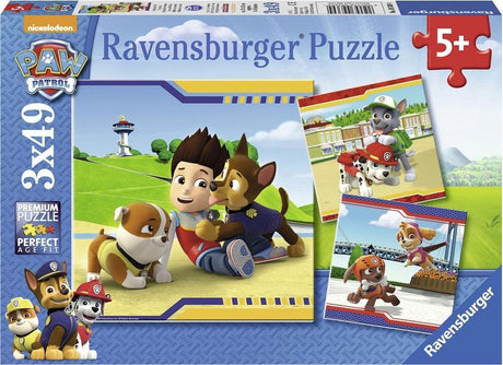 Ravensburger Paw Patrol Puzzle - Helden mit Pelz, 3x49st.