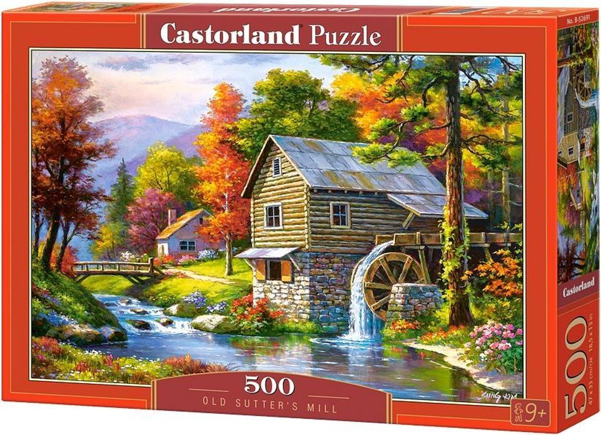 Selecta Castorland-Puzzle „Alte Suttermühle“, 500 Teile.