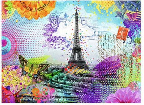 Ravensburger Puzzle Breif aus Paris 500 Teile