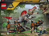 Lego jurassic world spinosaurus ontsnapping dinosaurus speelgoed voor kinderen 77982