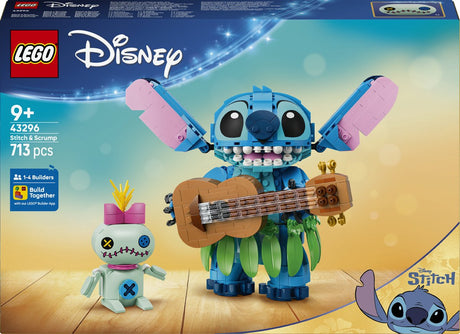 Lego ǀ Disney Stitch and Scrump Bausatz für Kinder und Kinderzimmerdekoration 43296