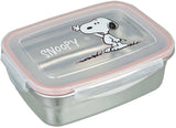 Undercover Lunchbox Snoopy aus Edelstahl mit Kunststoffdeckel.