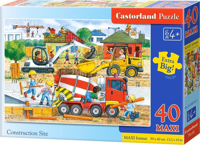 Castorland-Baustelle - 40 Stück maxi