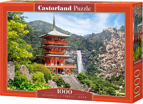Castorland Seiganto-ji-Tempel, Japan – Puzzle – 1.000 Teile – Satin-Finish – perfekte Passform – europäische Qualität