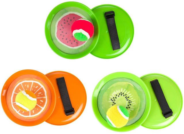 Toi-toys spielen Catch-Ball-Spiel Obst, 3 Stück.