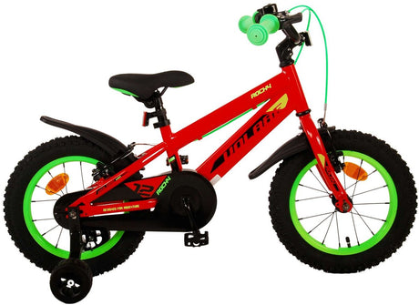 Volare Rocky Kinderfahrrad – Jungen – 12 Zoll – Rot – zwei Handbremsen