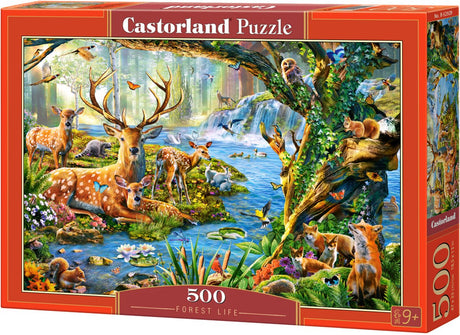 Selecta Castorland Puzzle Waldleben, 500 Teile.