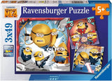 Ravensburger Puzzle Ich – Einfach unverbesserlich 4 – drei Puzzles – 49 Teile – Kinderpuzzle