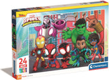 Clementoni Jigsaw Puzzle Super Color Maxi Spidey, 24st.