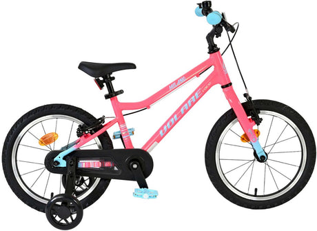 Volare Milano Kinderfahrrad – Mädchen – 16 Zoll – Pink – zwei Handbremsen