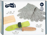 Small Foot - Holzschnitz- und Bearbeitungs-Entdeckungsset, 5-tlg.