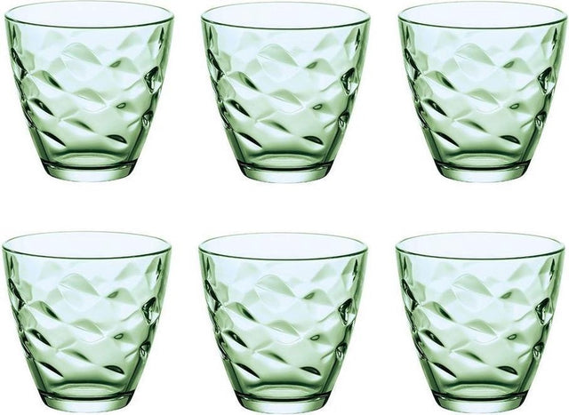 Bormioli Rocco Flora Verde Gläser 260 ml – grün – Set 6