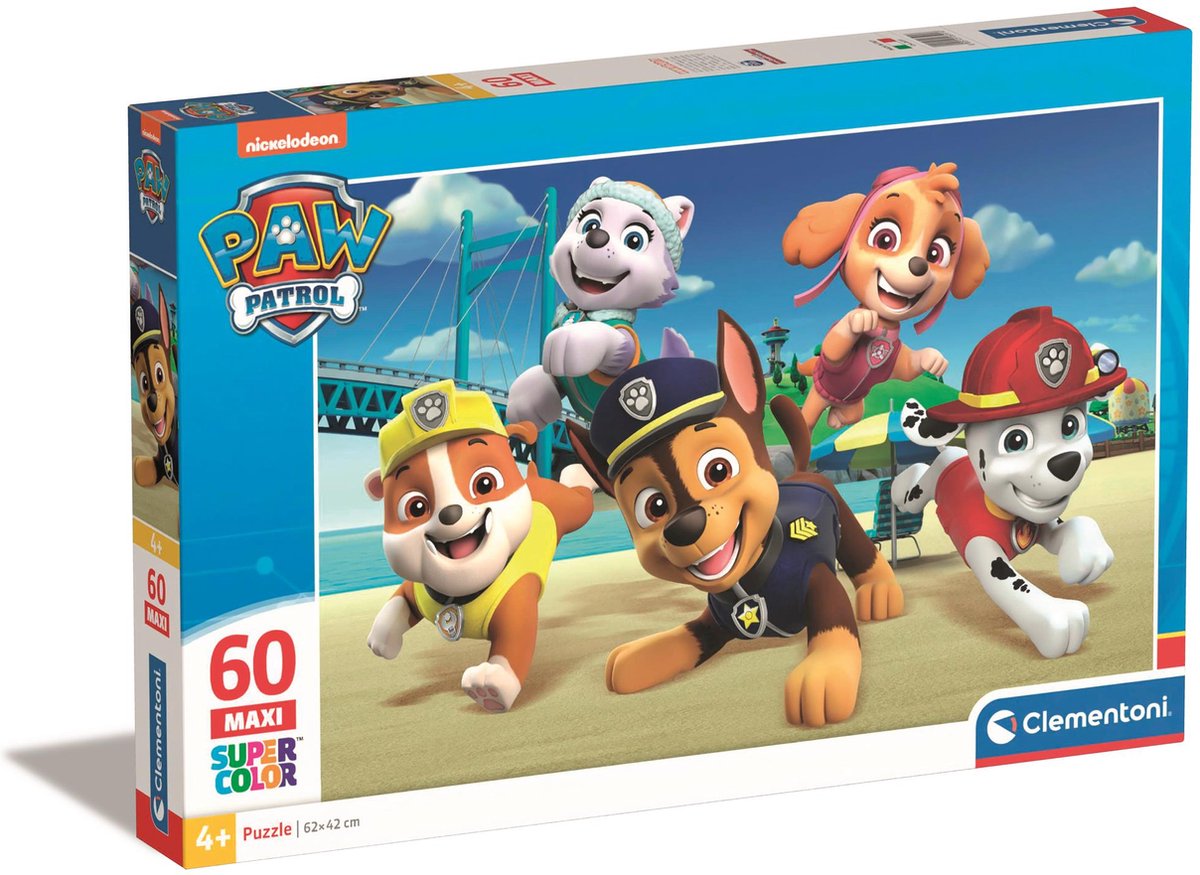 Clementoni Maxi-Puzzle Paw Patrol, 60 Teile.