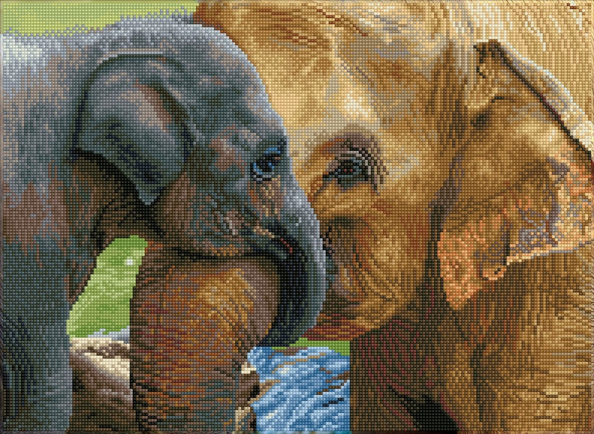 Diamond dotz® diamond dotz babies comfort - diamond painting - 27,690 dotz - 52x38 cm