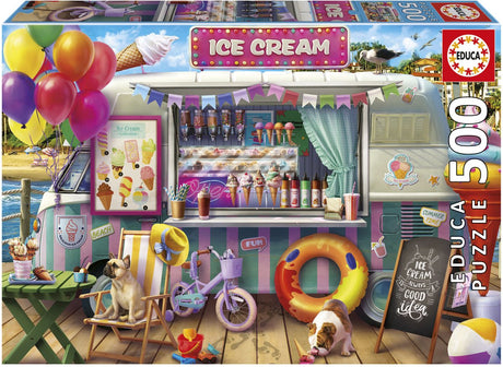 Educa - Puzzle - Eiswagen - 500 Teile - Puzzle