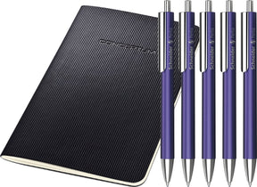 Schneider Schreibgeräte Schneider Kugelschreiber – Perlia – XB – Violett – 5 Stück – blaue Tinte – S-139608-5