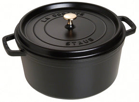 Staub braadpan cocotte - zwart - ø 30 cm 8.35 liter