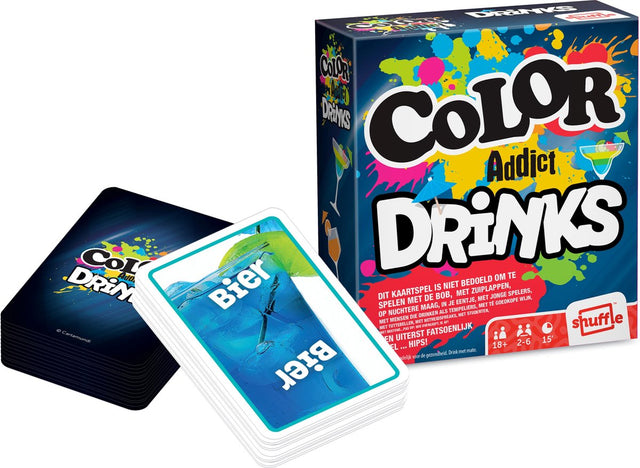 Shuffle - color addict drinks - kaartspel - familiespel - nederlands