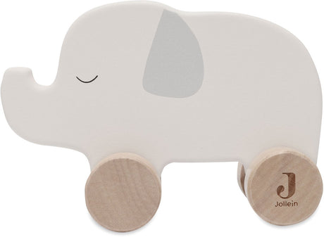 Jollein - houten olifant op wielen - houten speelgoed - jungle jambo - 100% fsc