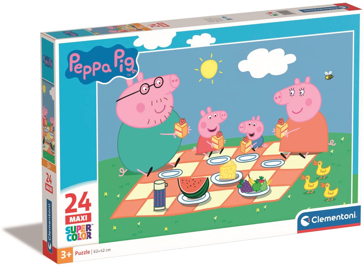 Clementoni Maxi-Puzzle Peppa Pig, 24 Teile.