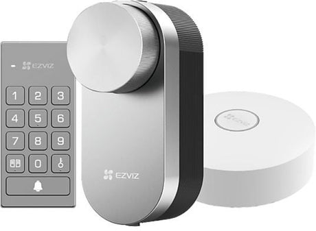 Ezviz dl01pro Smart Lock mit Multifunktionstastatur und A3-Home-Gateway, Bluetooth mit Fernzugriff, schlüssellos für vernetztes Zuhause
