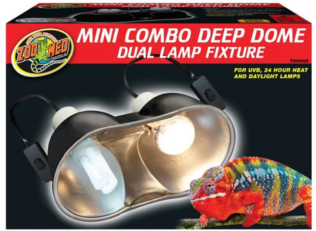 Zoomed zoo med mini combo deep dome lamp fixture - mini combo diepe koepel lampenhouder - 100w