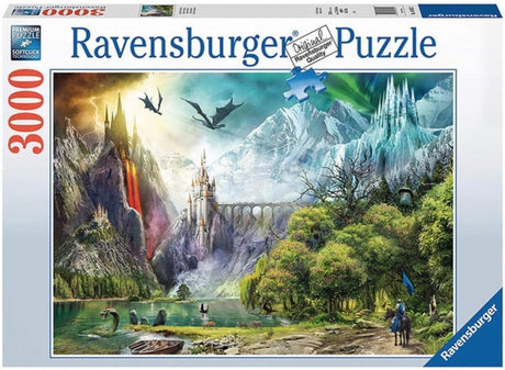 Ravensburger Puzzle Drachen – 3000 Teile – Fantasy-Puzzle für Erwachsene.