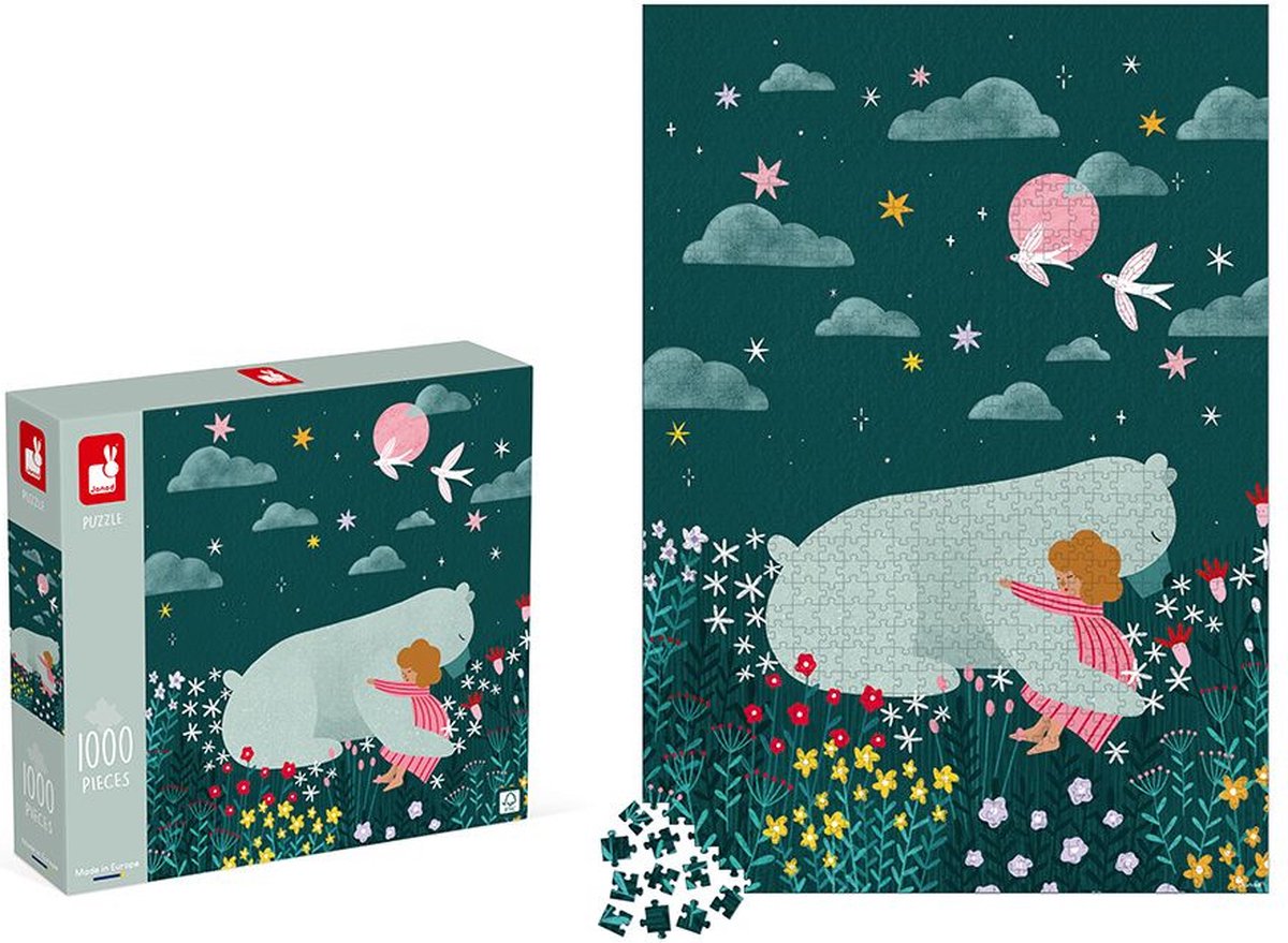 Janod - kidult puzzel - vriendschap - 1000 stukjes