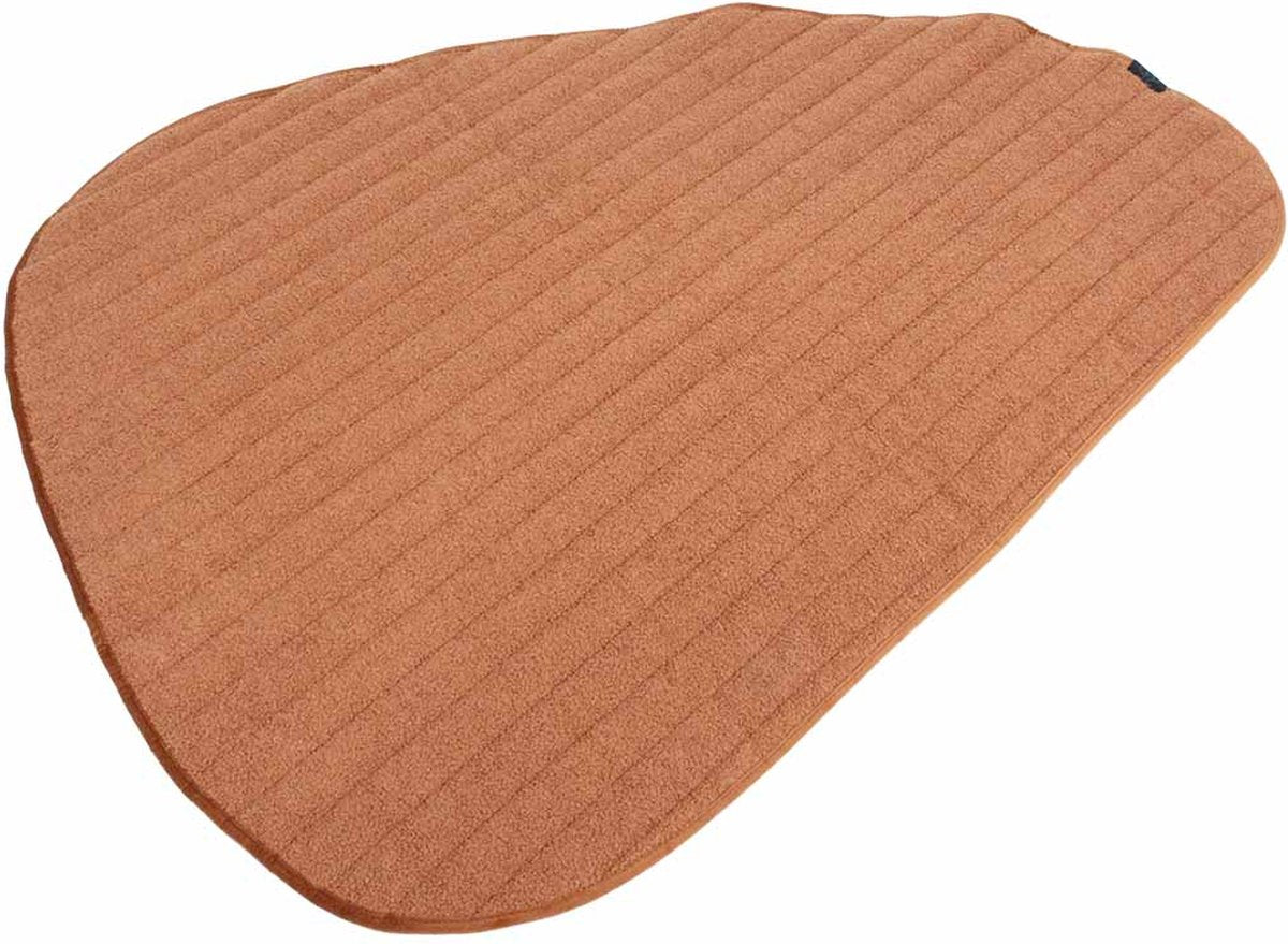 D d Home Kieselstein – doppelseitiges Plaid 120 x 95 x 2 cm, Orange