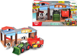 Dickie Toys Farm – Traktor mit Anhänger – 30 cm – Spielzeugbauernhof