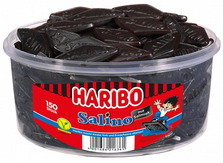 Haribo Salino - Lakritze - 150 Stück Silo