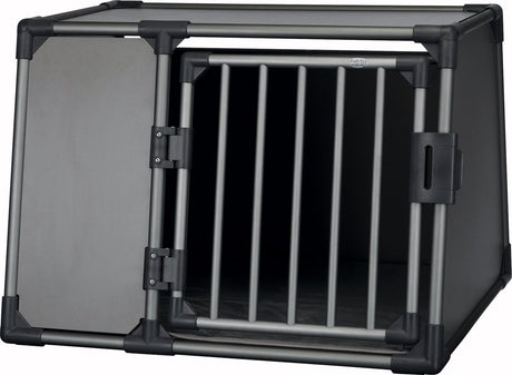 Trixie Transportbox Aluminium Graphit - L 92x78x64 cm