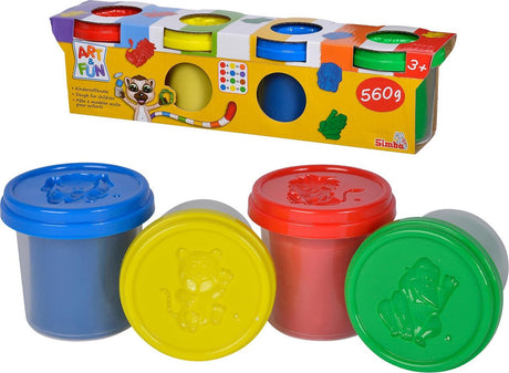 Simba Art Fun Ton-Set, 4-teilig.