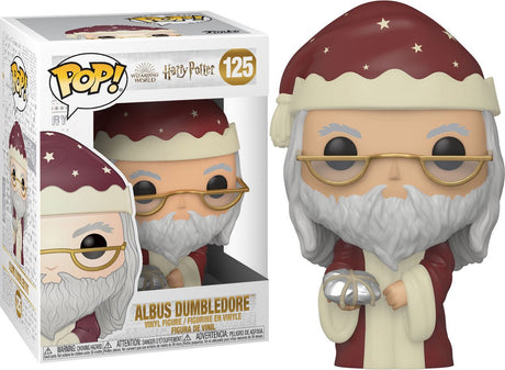 Funko Harry Potter Sammelfigur Pop! Feiertagsalbus Dumbledore 9 cm mehrfarbig