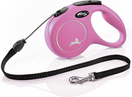 Flexi New Classic Tape – Hundeleine – Rosa – M – 5 m