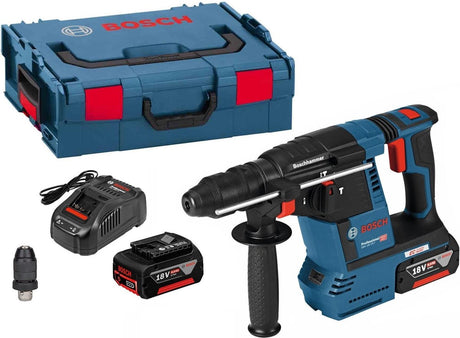 Bosch Blue GBH 18V-26 F Akku-Bohrhammer 2,6J | 5,0 Ah in L-Boxx – 0611910007